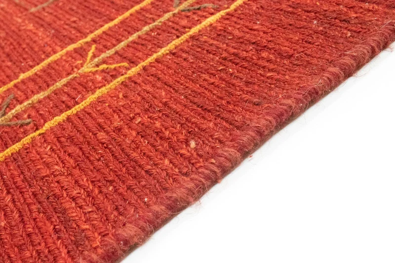Gabbeh Teppich - Perser 146 x 196 cm - rot