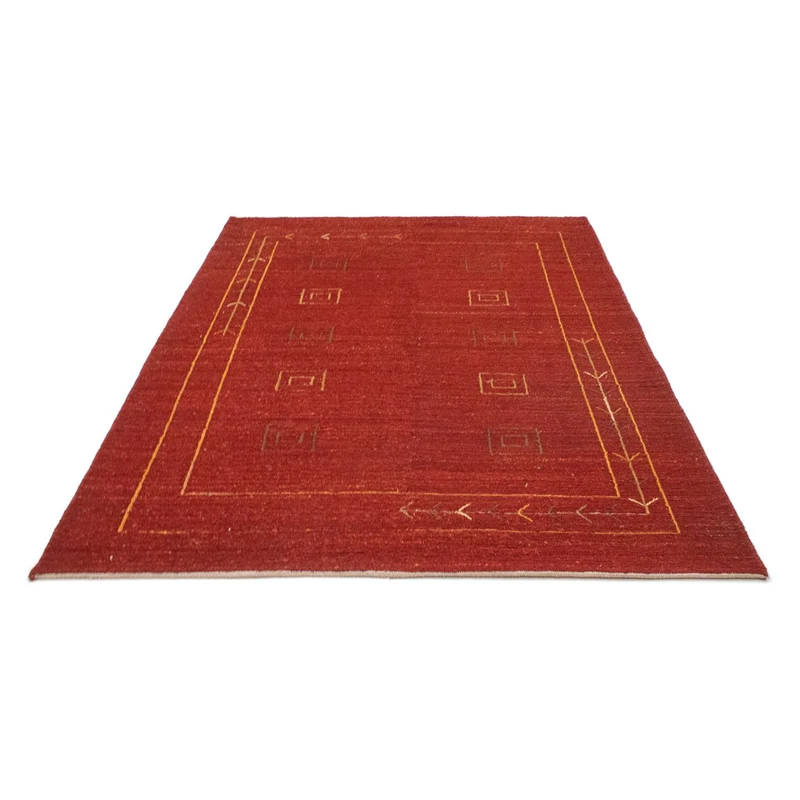 Gabbeh Teppich - Perser 146 x 196 cm - rot