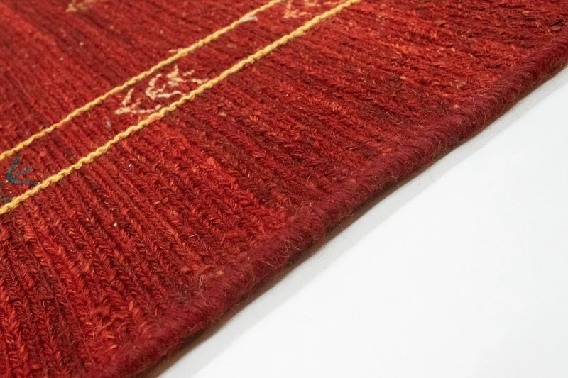 Gabbeh Teppich - Perser 150 x 190 cm - rot