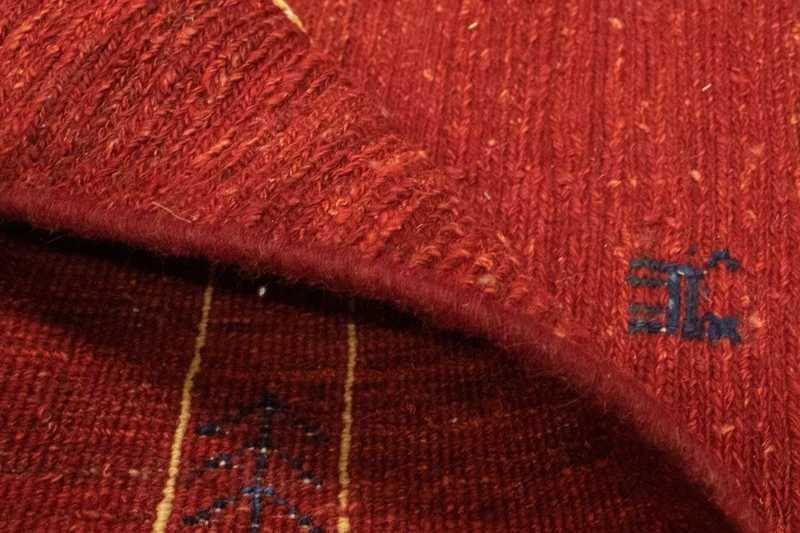 Gabbeh Teppich - Perser 150 x 190 cm - rot