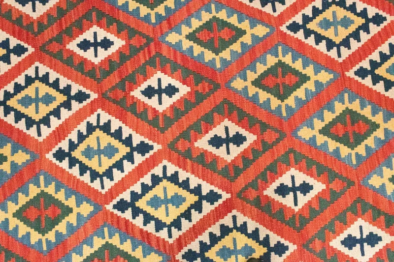 Kelim Teppich - Splash 211 x 290 cm - mehrfarbig