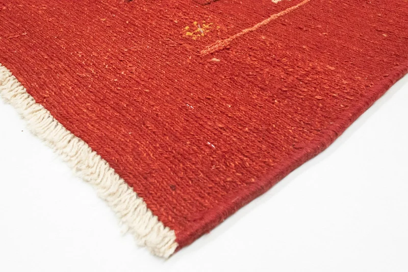 Gabbeh Persisch Teppich 142x200cm - Perserteppich Wollteppich