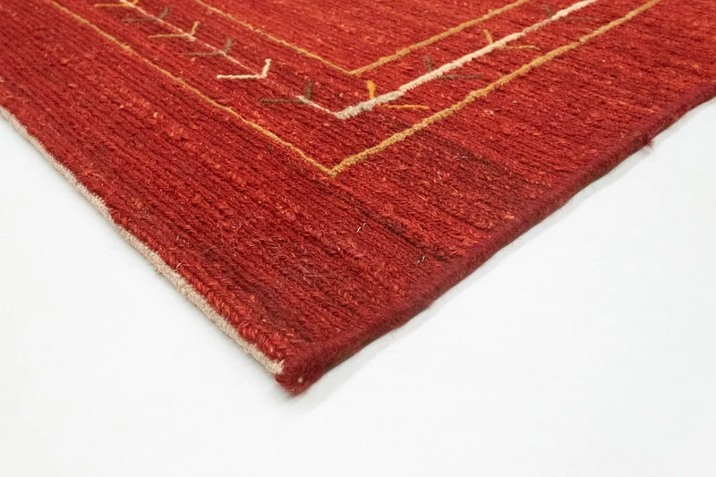 Gabbeh Teppich - Perser 144 x 197 cm - rot
