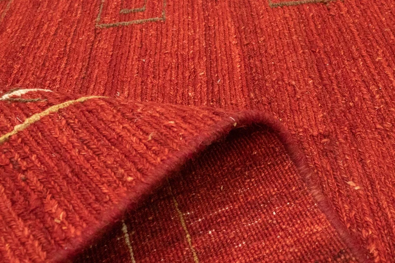 Gabbeh Teppich - Perser 144 x 197 cm - rot