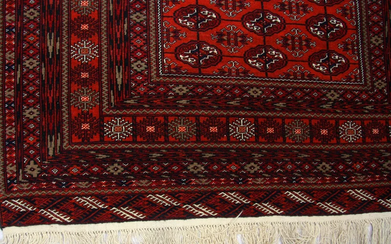 Afghan Teppich 134 x 193 cm - rot