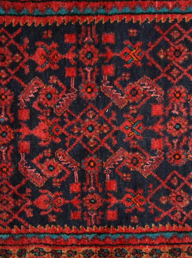 Perserteppich - Nomadic 107 x 497 cm - blau