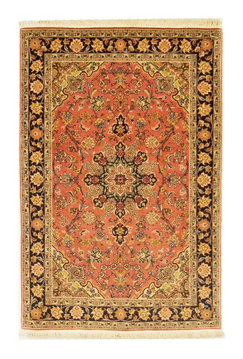 Perserteppich - Täbriz - Royal 102 x 150 cm Teppichbrücke - rot