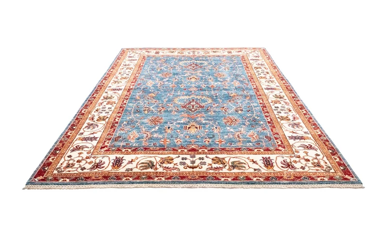 Ziegler Teppich - Ariana 175 x 241 cm - hellblau