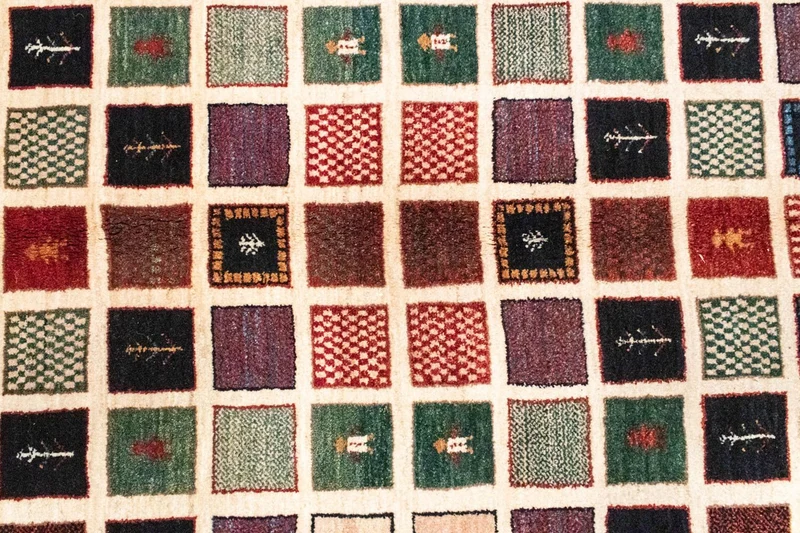 Gabbeh Teppich - Loribaft Perser 152 x 247 cm - mehrfarbig