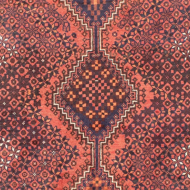 Perserteppich - Nomadic 200 x 282 cm - hellrot