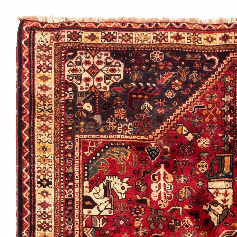 Perserteppich - Nomadic 175 x 237 cm - dunkelrot