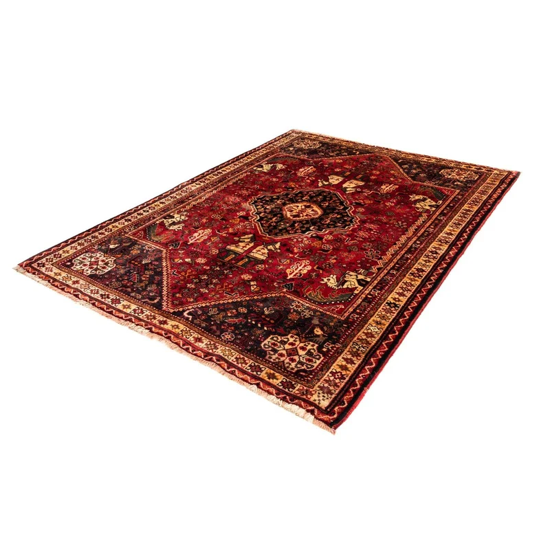 Perserteppich - Nomadic 175 x 237 cm - dunkelrot