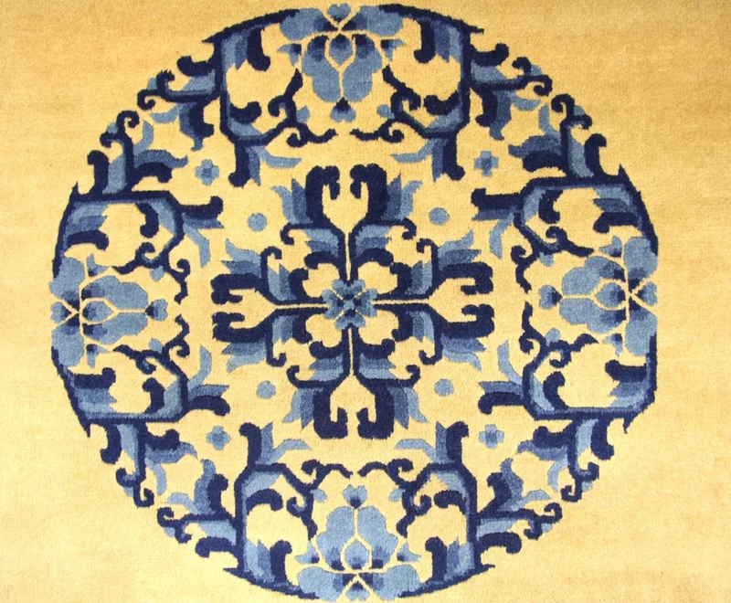 China Teppich 213 x 305 cm - gold