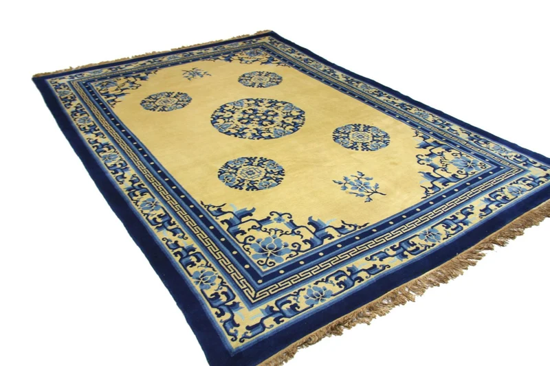 China Teppich 213 x 305 cm - gold