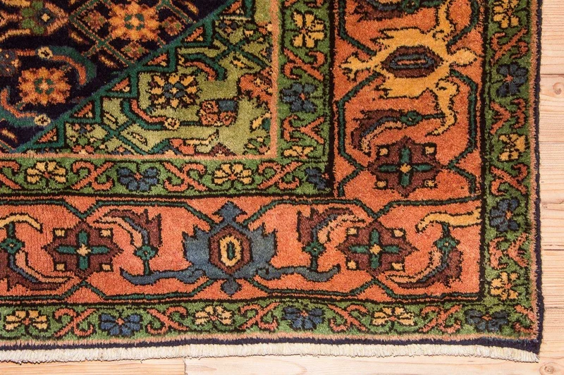 Perserteppich - Nomadic 143 x 284 cm - dunkelblau