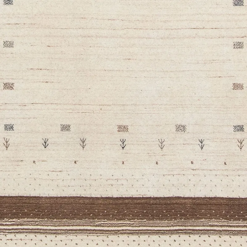 Gabbeh Teppich - Loribaft Indus 143 x 200 cm - beige