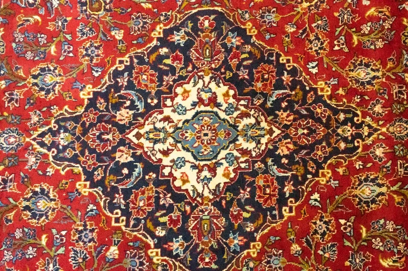 Perserteppich - Keshan 255 x 358 cm - rot