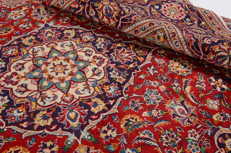 Perserteppich - Keshan 200 x 297 cm - rot