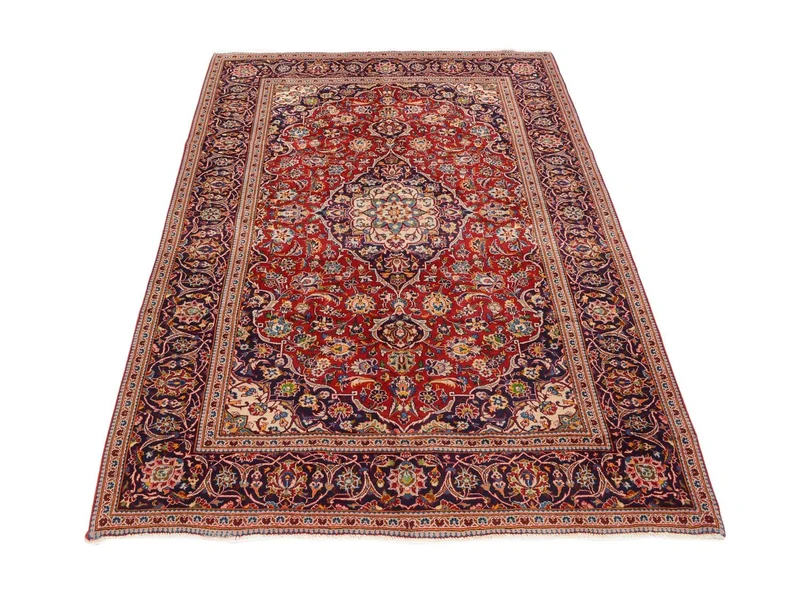 Perserteppich - Keshan 200 x 297 cm - rot