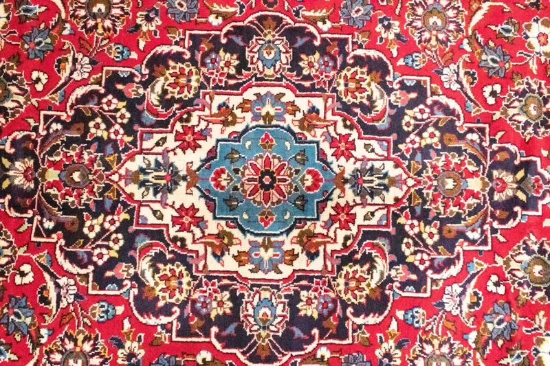 Perserteppich - Keshan 210 x 304 cm - rot
