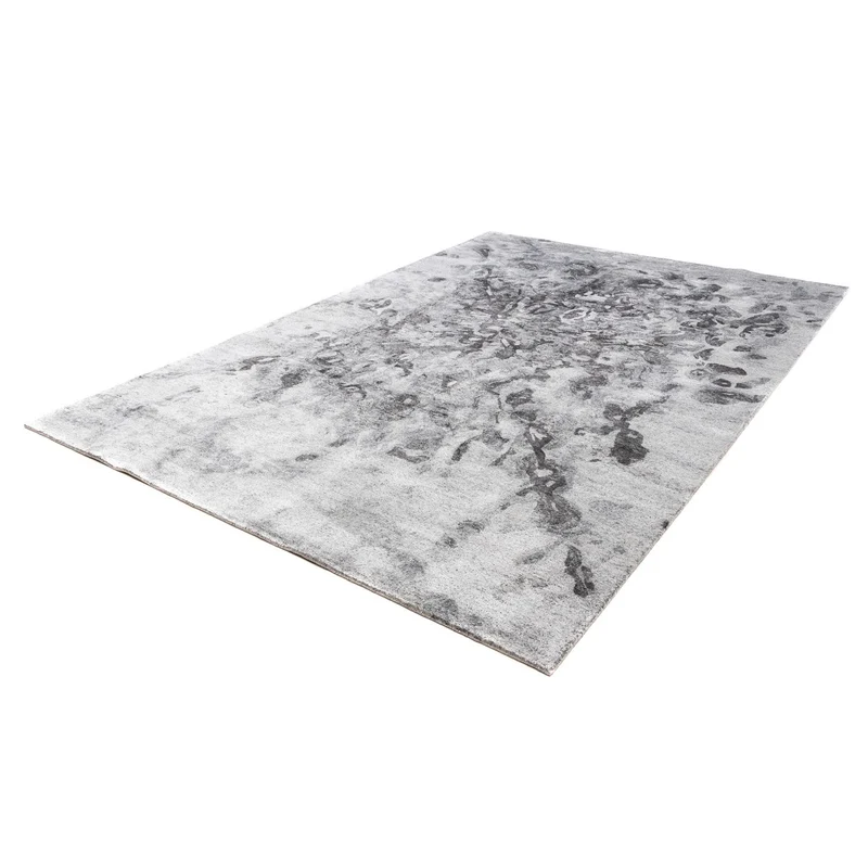 Designer Teppich 200 x 300 cm - silber