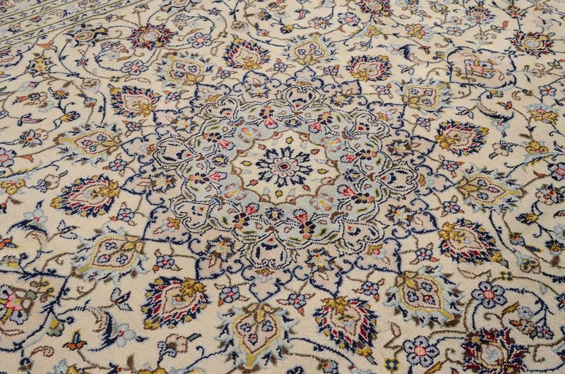Perserteppich - Keshan 247 x 361 cm - beige