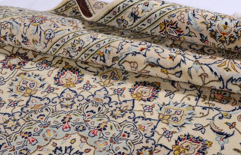 Perserteppich - Keshan 247 x 361 cm - beige