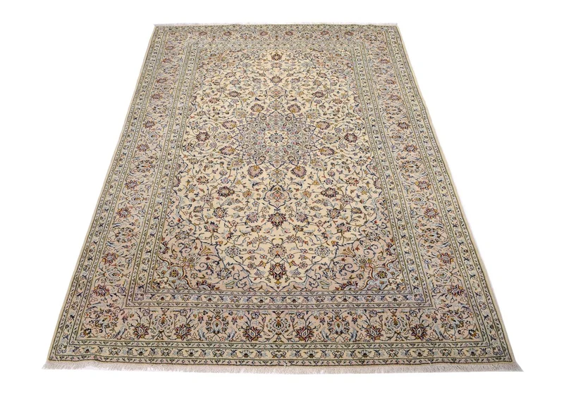 Perserteppich - Keshan 247 x 361 cm - beige