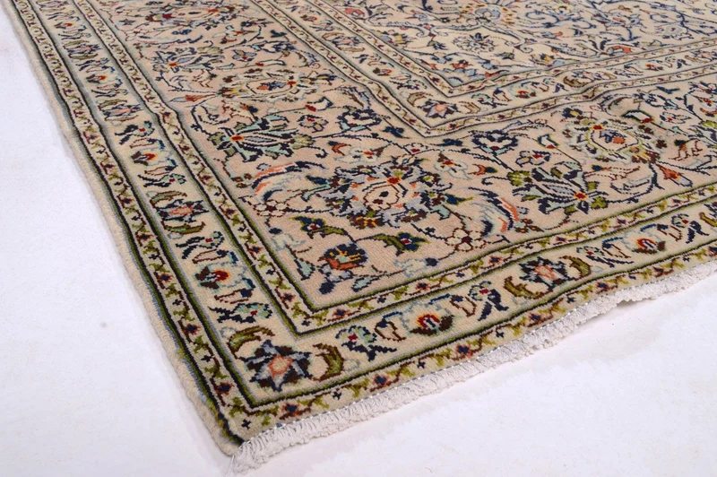 Perserteppich - Keshan 240 x 338 cm - beige