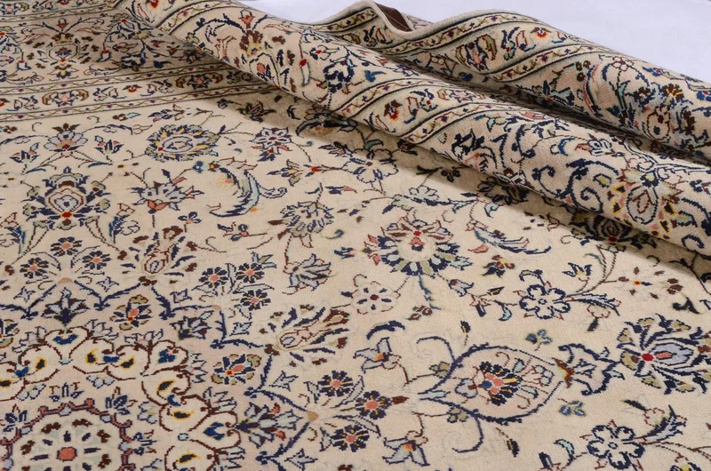 Perserteppich - Keshan 240 x 338 cm - beige