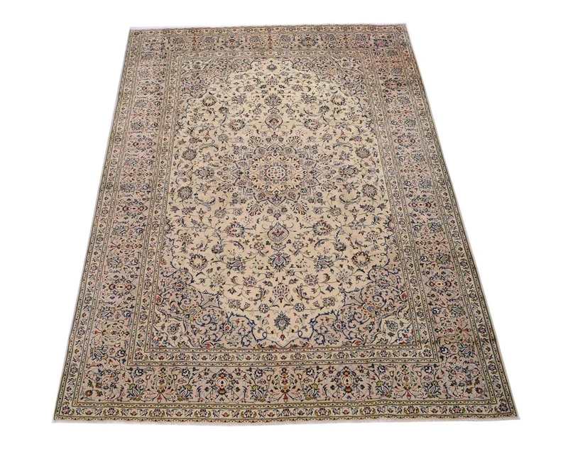 Perserteppich - Keshan 240 x 338 cm - beige