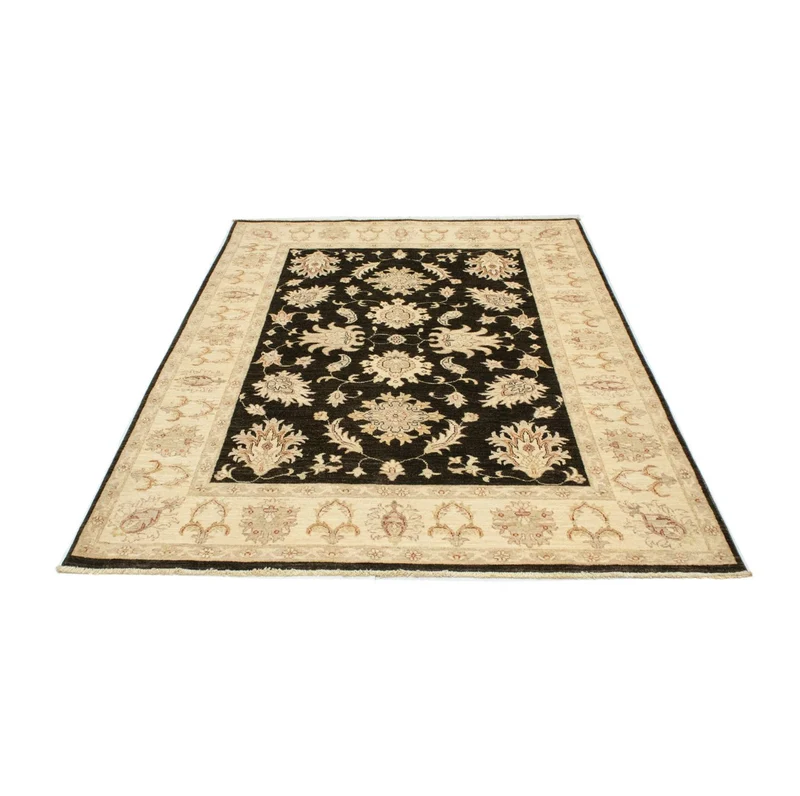 Ziegler Teppich 144 x 200 cm - dunkelgrau
