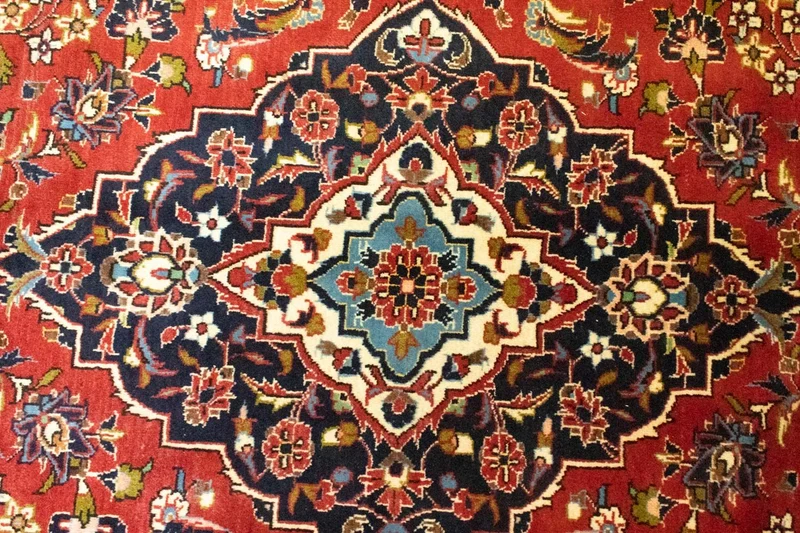 Perserteppich - Keshan 246 x 349 cm - orange