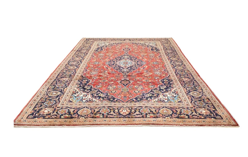 Perserteppich - Keshan 246 x 349 cm - orange