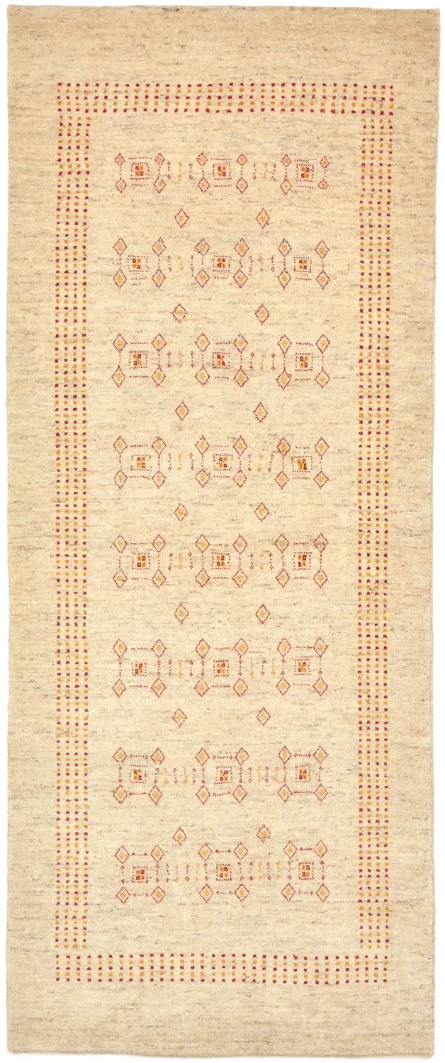 Loribaft Teppich Perser 79x195cm - Orientteppich - beige