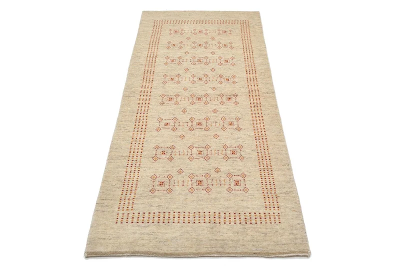 Loribaft Teppich Perser 79x195cm - Orientteppich - beige