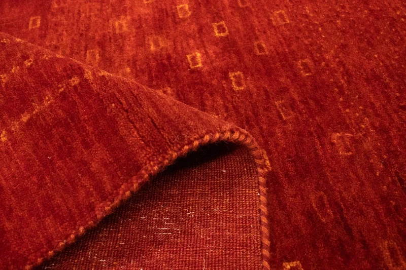 Gabbeh Teppich - Loribaft Indus 80 x 307 cm - rot