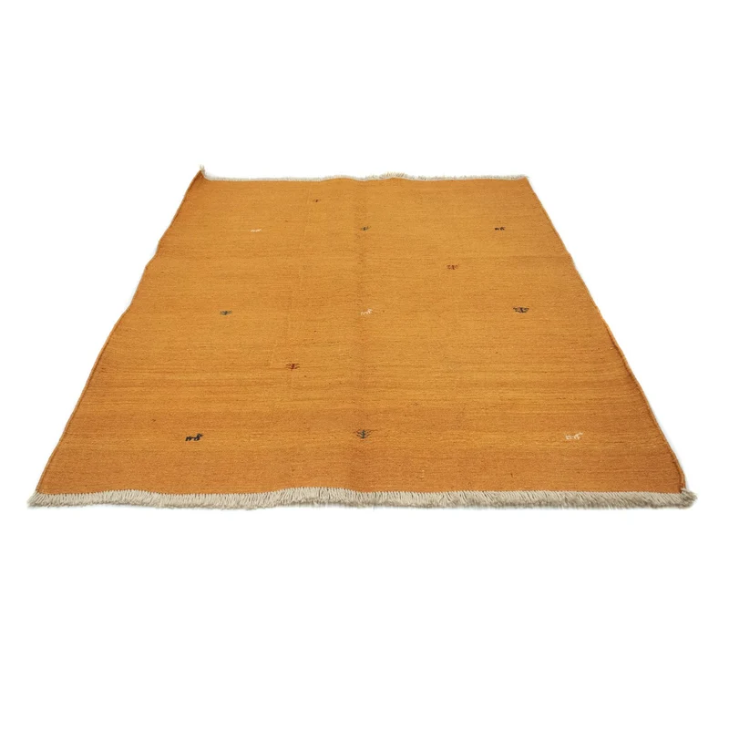 Gabbeh Teppich - Perser 160 x 200 cm - gold