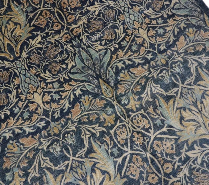 Ziegler Teppich 172 x 229 cm - petrolblau