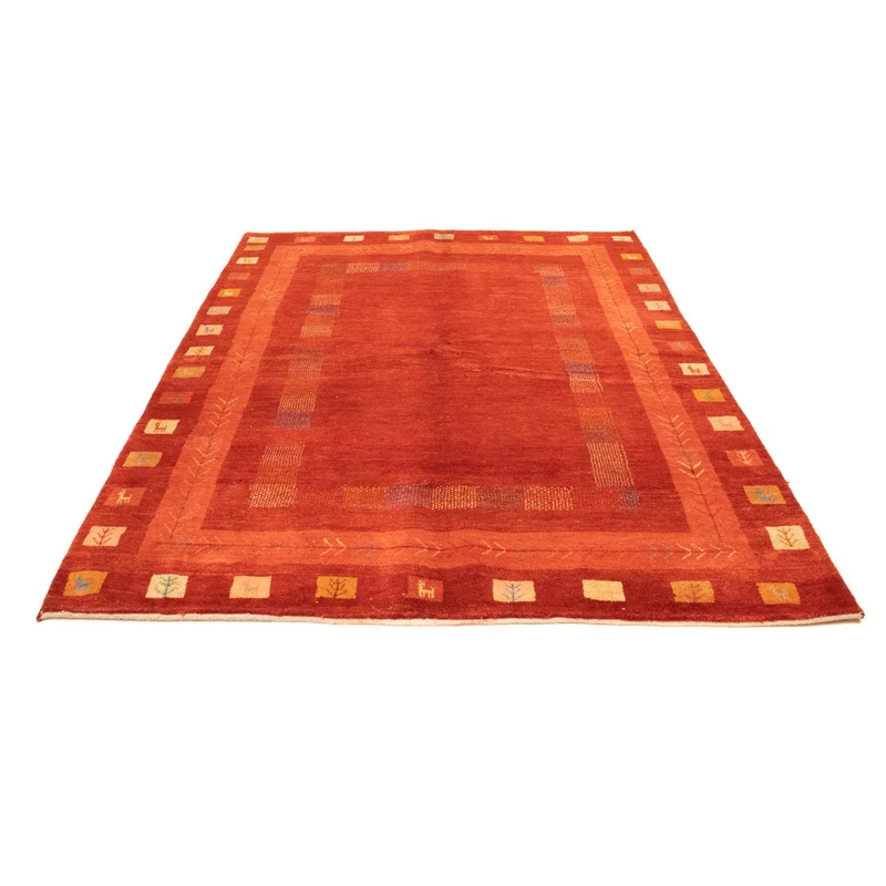 Gabbeh Teppich - Perser 172 x 228 cm - rost