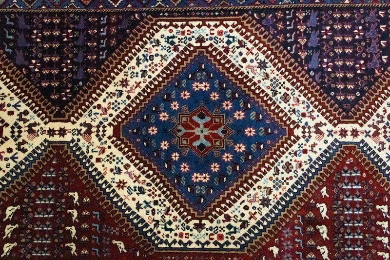 Perserteppich - Nomadic 100 x 190 cm - blau