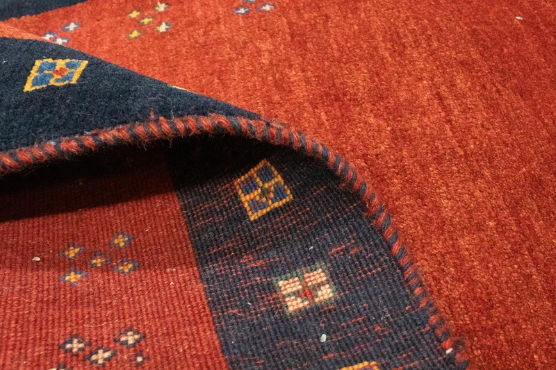 Gabbeh Teppich - Perser 85 x 190 cm - rot