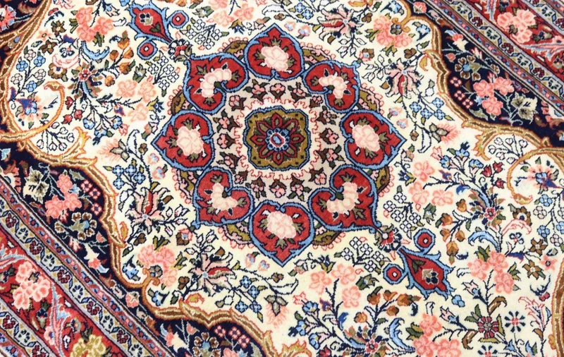 Perserteppich - Bidjar 107 x 160 cm - beige