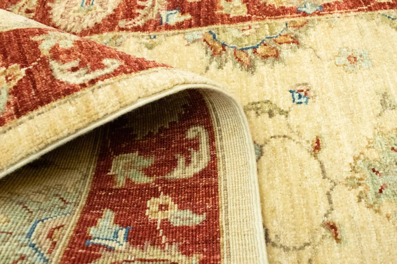 Ziegler Teppich 80 x 204 cm - hellbeige