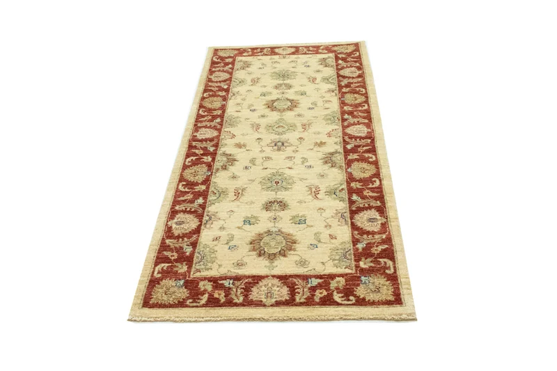 Ziegler Teppich 80 x 204 cm - hellbeige