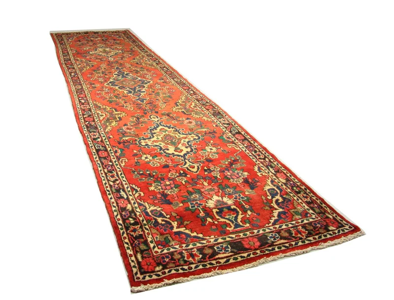 Perserteppich - Nomadic 113 x 453 cm - rot