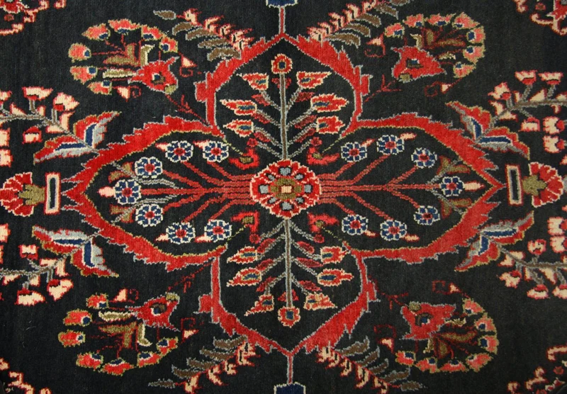 Perserteppich - Nomadic 110 x 506 cm - blau
