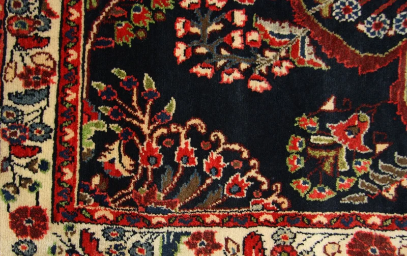Perserteppich - Nomadic 110 x 506 cm - blau
