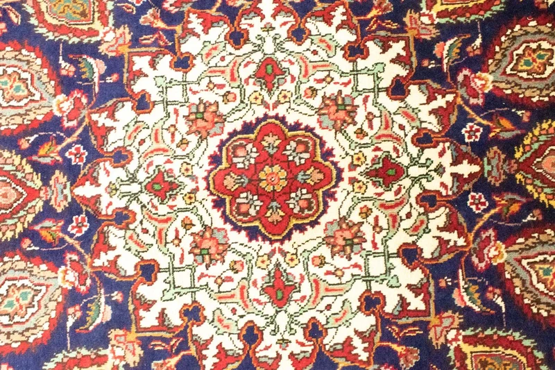 Perserteppich - Täbriz 305 x 392 cm - blau