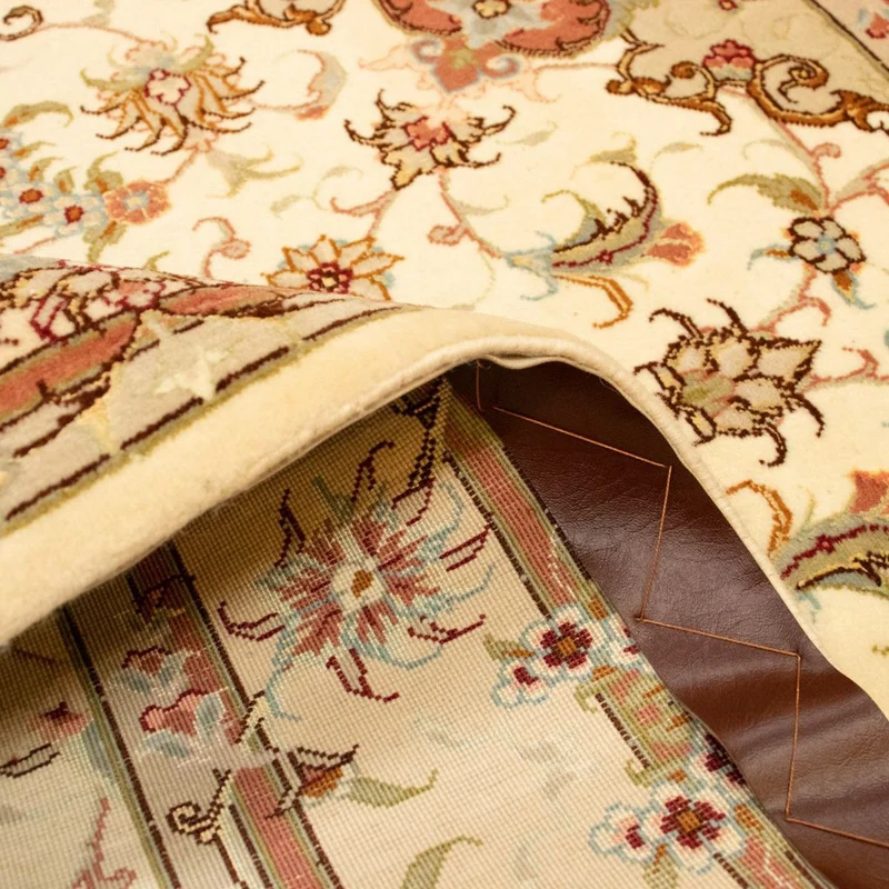 Perserteppich - Täbriz - Royal 100 x 152 cm Teppichbrücke - beige